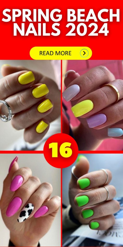 Spring Beach Nails 2024 16 Ideas: Your Ultimate Guide to Vacation-Ready Manicures