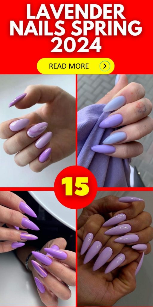 Lavender Nails Spring 2024 15 Ideas: A Trend to Watch