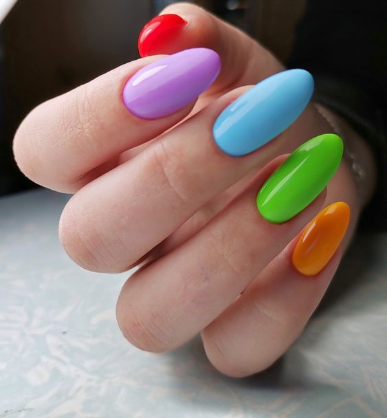 Neon Summer Nails 2024 15 Ideas: A Vivid Expression of Fun and Fashion