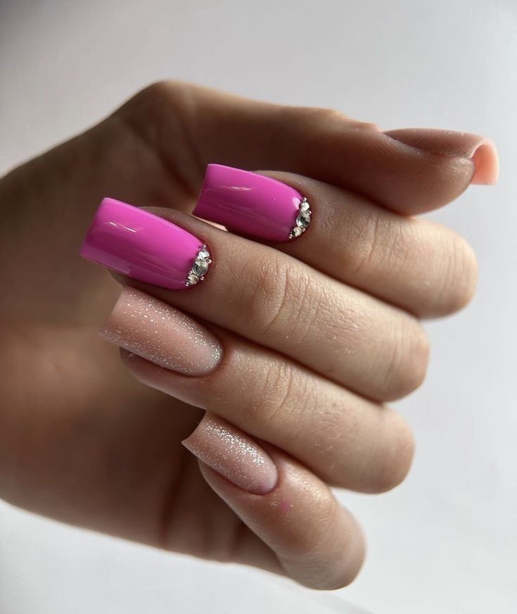 Elevating Your Spring Look with Rhinestone Nails: A Dazzling Trend for 2024 15 Ideas