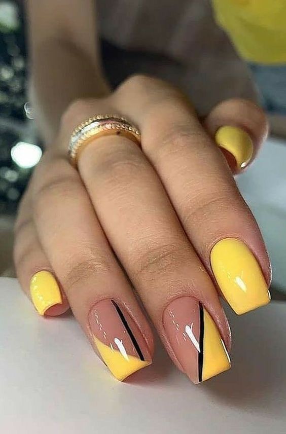 Embrace the Radiance: Spring Nails Yellow 2024 15 Ideas