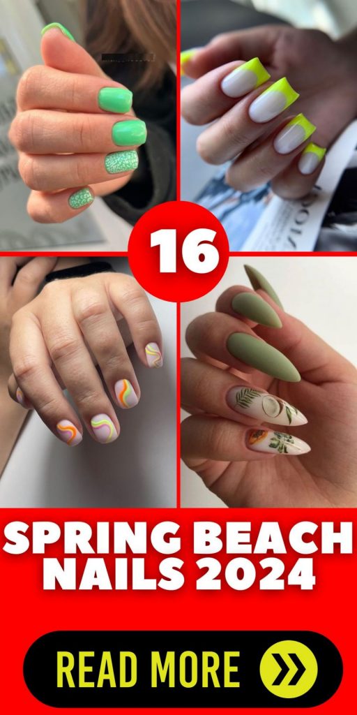 Spring Beach Nails 2024 16 Ideas: Your Ultimate Guide to Vacation-Ready Manicures