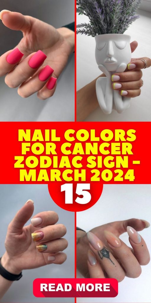 Nail Colors for Cancer Zodiac Sign - March 2024 15 Ideas