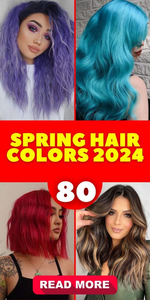 Spring Hair Colors 2024 80 Ideas: Embrace the New Season with Trendsetting Styles
