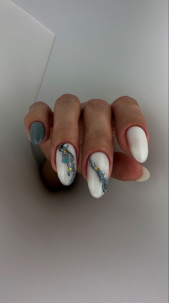 Embracing the Elegance of White Nails for Spring 2024 15 Ideas