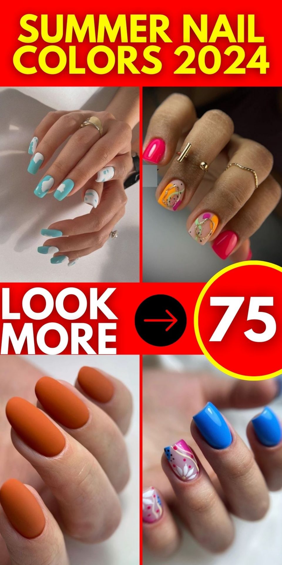 Best Summer Nail Colors 2024 Trendy Designs and Bright Ideas