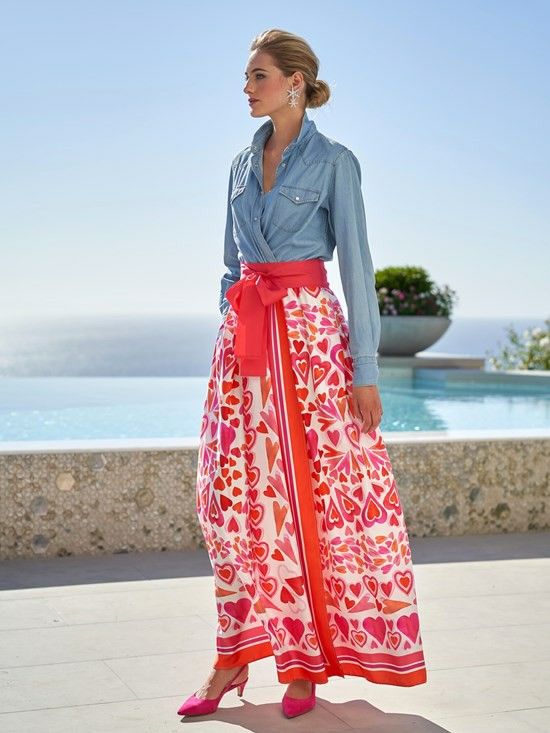 Embracing Summer Elegance with Maxi Skirt Outfits 16 Ideas