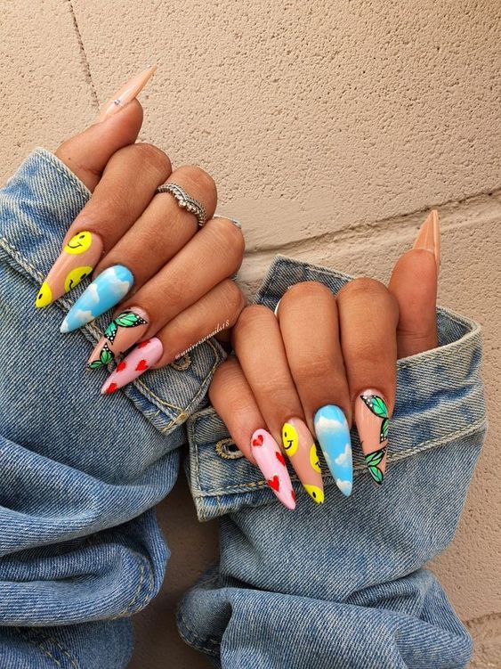 Acrylic Summer Nails 2024 71 Ideas: Your Ultimate Guide to Dazzling Manicures