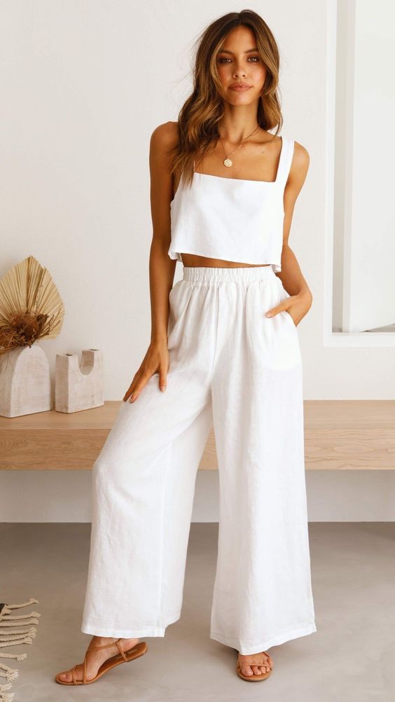 White Summer Outfit 2024 15 Ideas: Timeless Elegance Meets Modern Chic