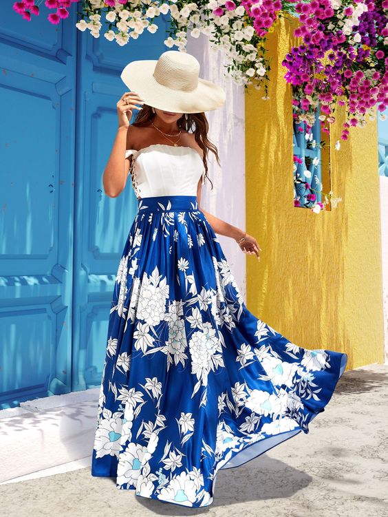 Embracing Summer Elegance with Maxi Skirt Outfits 16 Ideas