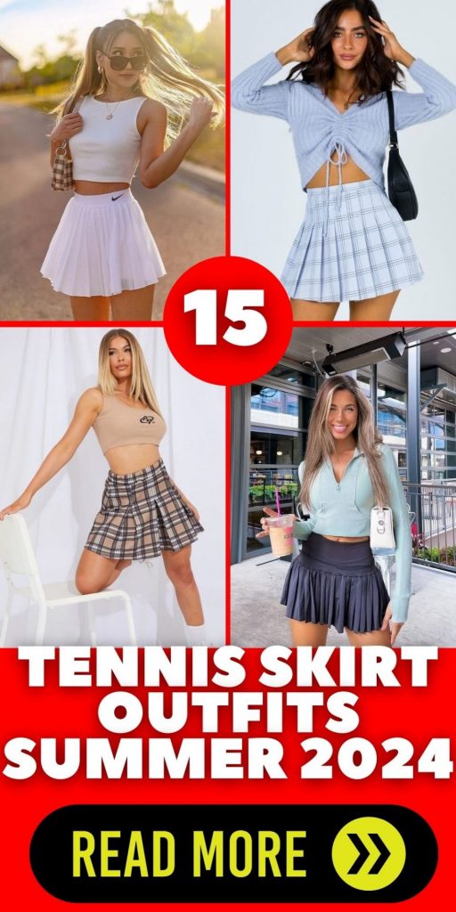 The Timeless Charm of Tennis Skirt Outfits for Summer 15 Ideas