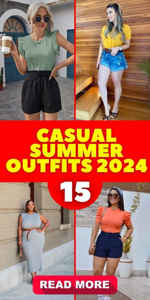 Embracing the Casual Summer Vibe: Outfit Inspirations for 2024 15 Ideas