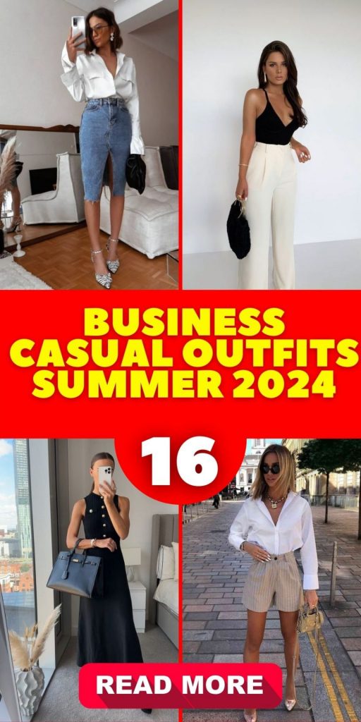 Embracing Business Casual: The Summer 2024 Lookbook for the Modern Woman 16 Ideas