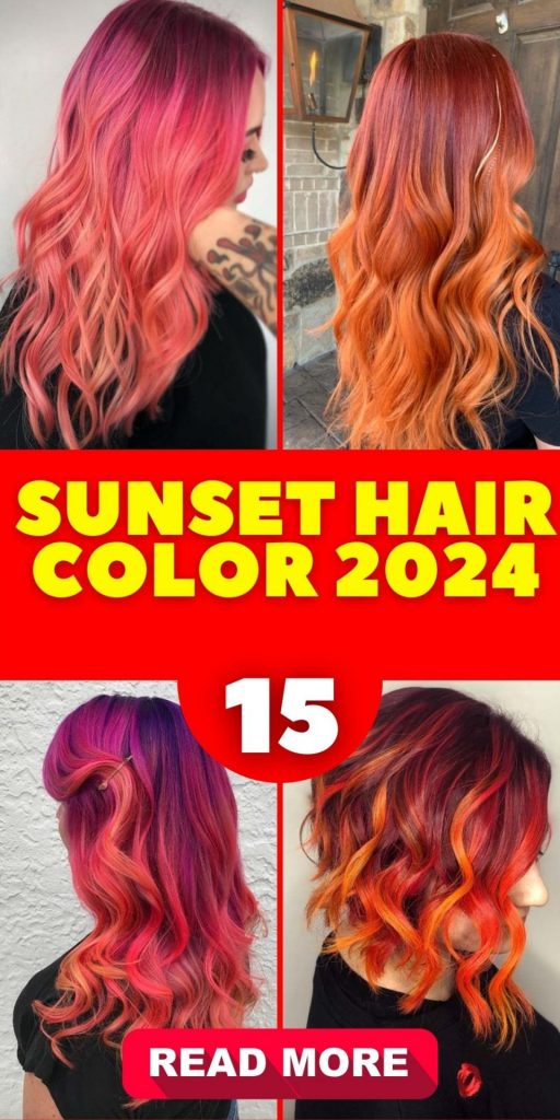 Sunset Hair Color 2024 15 Ideas: A Comprehensive Guide to Embracing This Year's Hottest Trend
