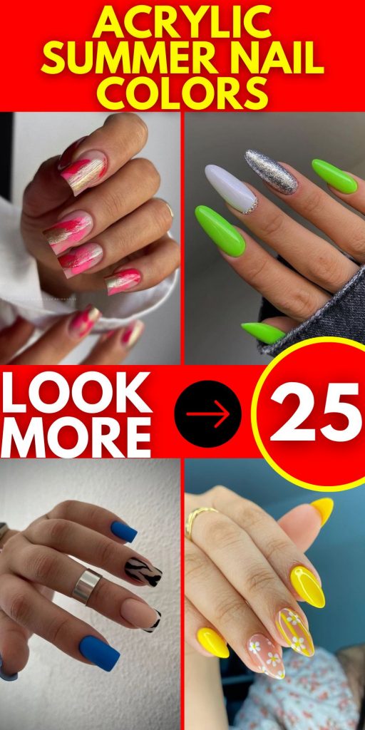 Acrylic Summer Nail Colors 25 Ideas: Your Ultimate Guide