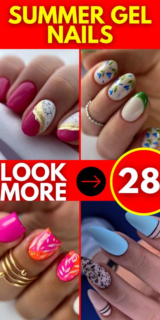 Unveiling the Charm of Summer Gel Nails 28 Ideas: Your Go-To Guide