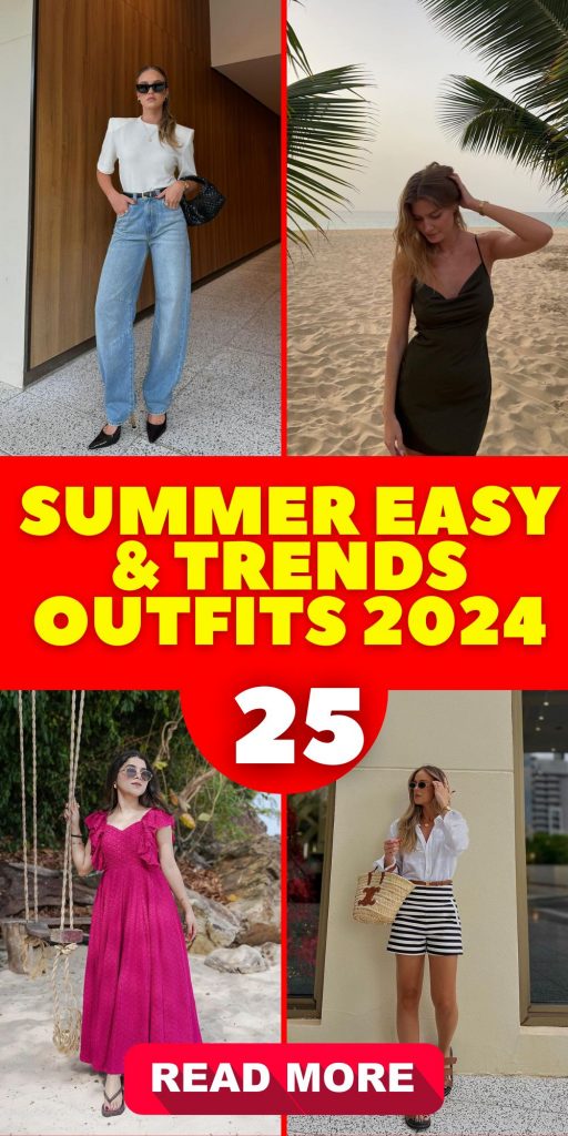 Summer Easy & Trends Outfits 2024 25 Ideas