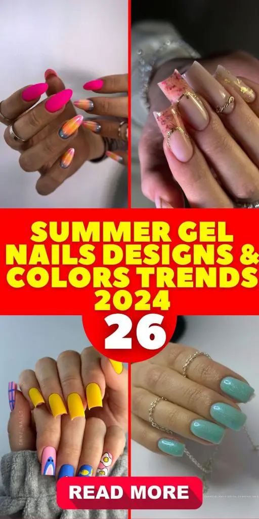 Intriguing Summer Gel Nails to Adorn Your Tips in 2024 26 Ideas