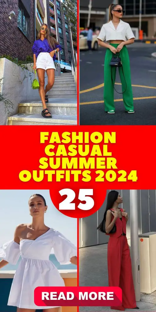 Fashion Casual Summer Outfits 2024 25 Ideas