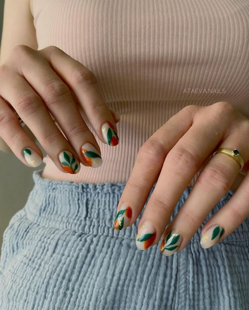 A Whimsical Dive into Natural Summer Nails 2024 25 Ideas