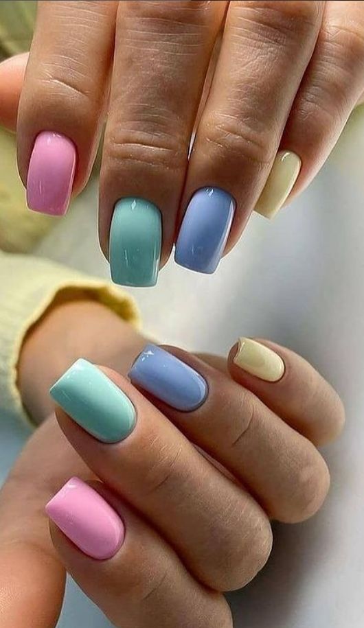 A Whimsical Dive into Natural Summer Nails 2024 25 Ideas