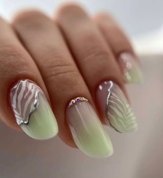 A Whimsical Dive into Natural Summer Nails 2024 25 Ideas