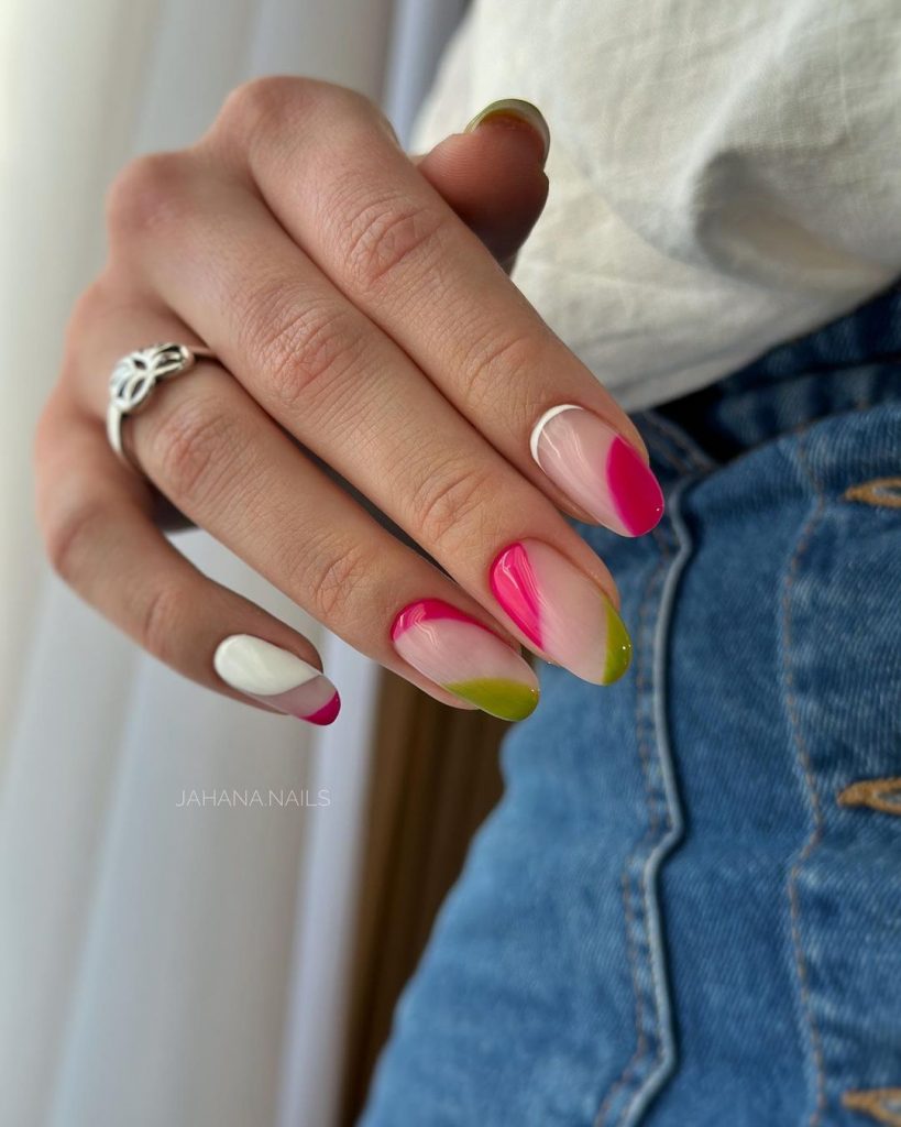 A Whimsical Dive into Natural Summer Nails 2024 25 Ideas