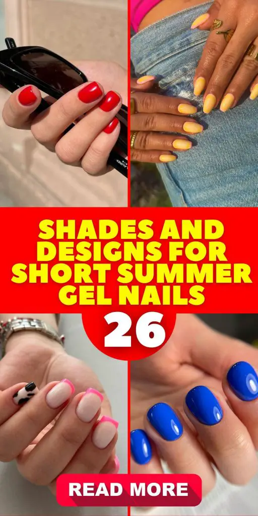 Short Summer Gel Nails 26 Ideas: Shades & Designs That Pop