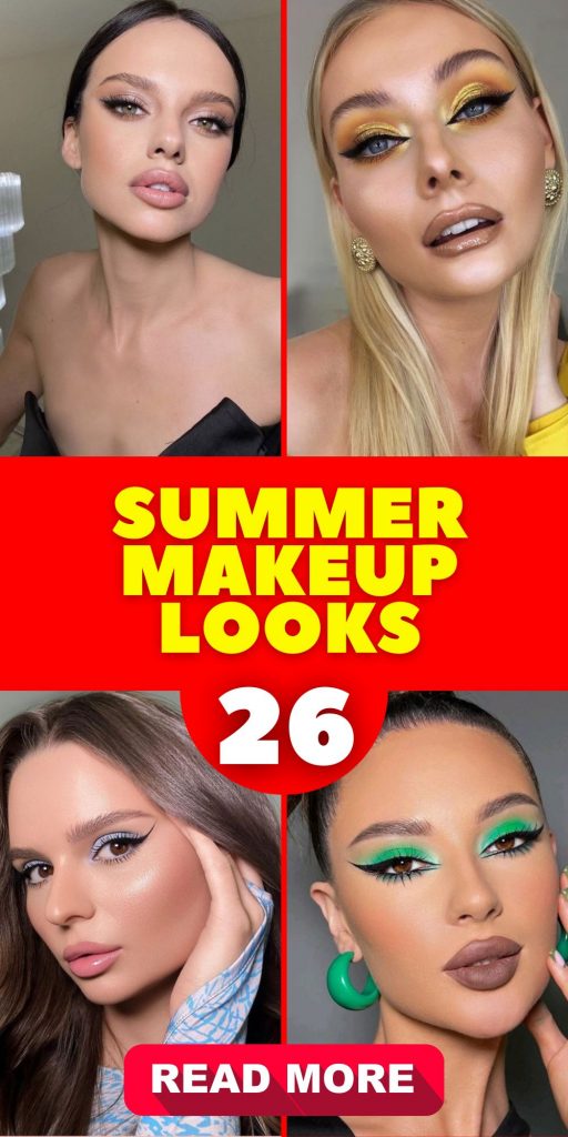 Unveiling This Season's Must-Try Summer Makeup Looks 26 Ideas