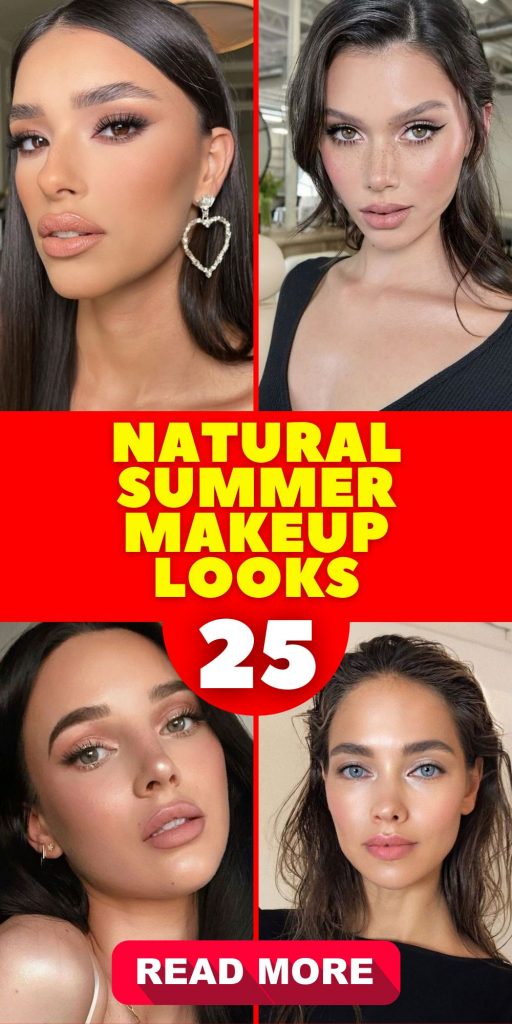 Embracing Natural Beauty: The Ultimate Guide to Natural Summer Makeup Looks 25 Ideas