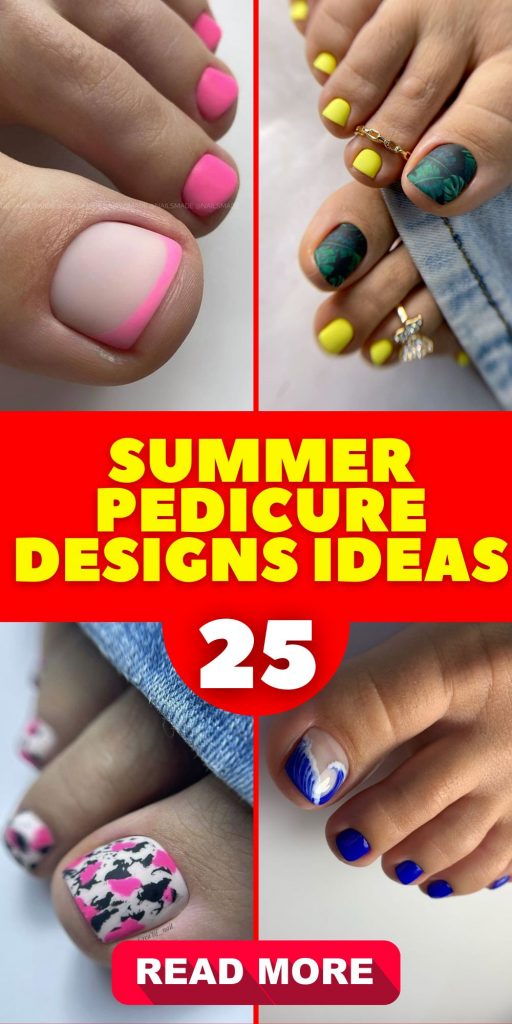Intriguing Toes: A Journey Through Summer Pedicure Designs 25 Ideas