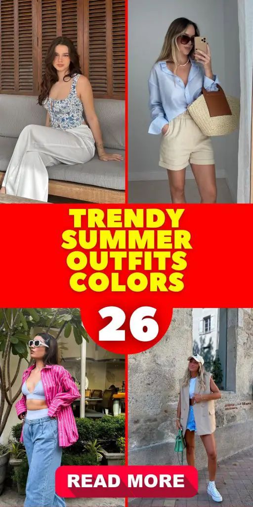 Trendy Summer Outfit Colors 26 Ideas: A Guide to Elevating Your Style