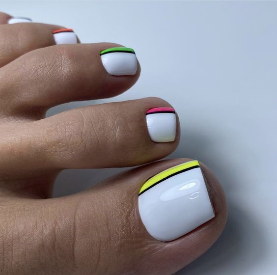 Summer White Toe Nail Designs 25 Ideas: A Fresh Pedi on the Block