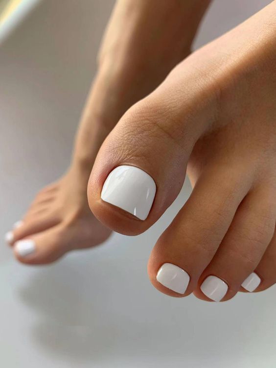 Summer White Toe Nail Designs 25 Ideas: A Fresh Pedi on the Block