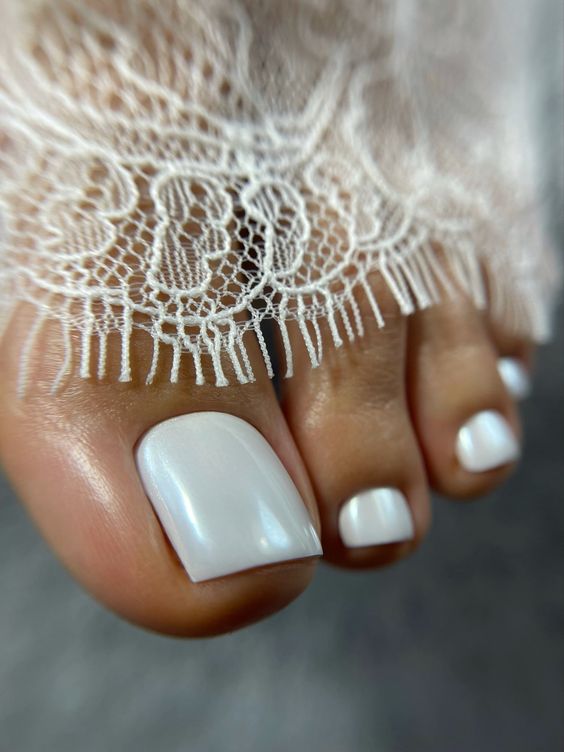 Summer White Toe Nail Designs 25 Ideas: A Fresh Pedi on the Block