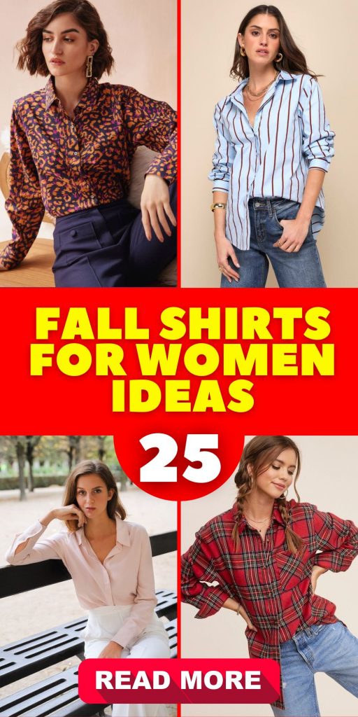 Fall Shirts for Women 25 Ideas: Trendy Styles to Embrace This Season