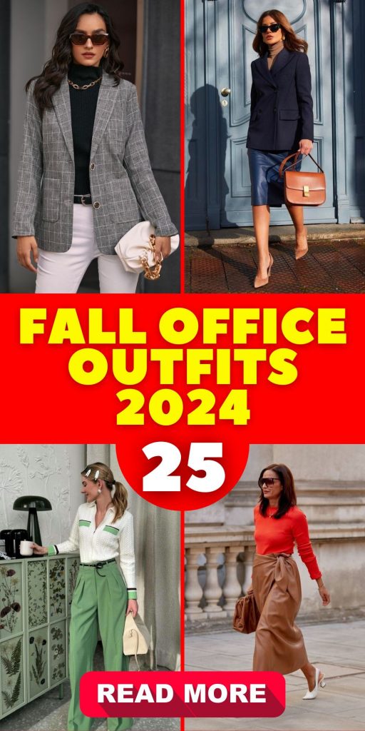 Fall Office Outfits 2024 25 Ideas: Stylish and Trendy Looks for the Modern Woman