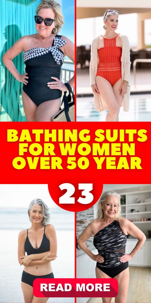 Stylish Confidence: Bathing Suits Perfect for Women Over 50 23 Ideas