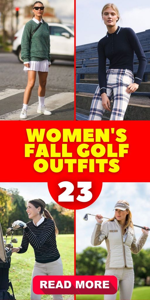 Women's Fall Golf Outfits 23 Ideas