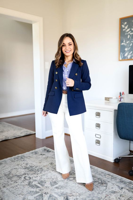 Stylish and Sophisticated: Mastering the Art of Navy Outfits for Any Occasion 24 Ideas