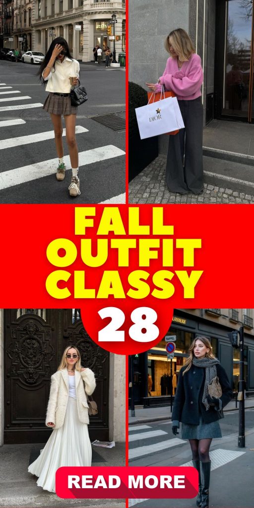 Fall Outfit Classy 28 Ideas: Elevate Your Autumn Wardrobe