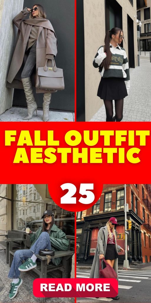 Fall Outfit Aesthetic 25 Ideas: Embracing Autumn's Charm