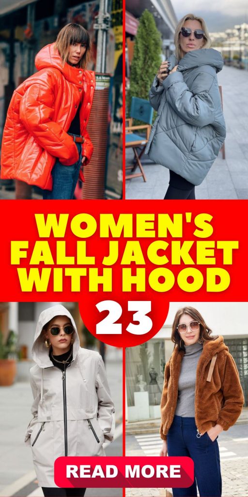 Women's Fall Jacket with Hood 23 Ideas: Stylish & Practical Choices for the Season