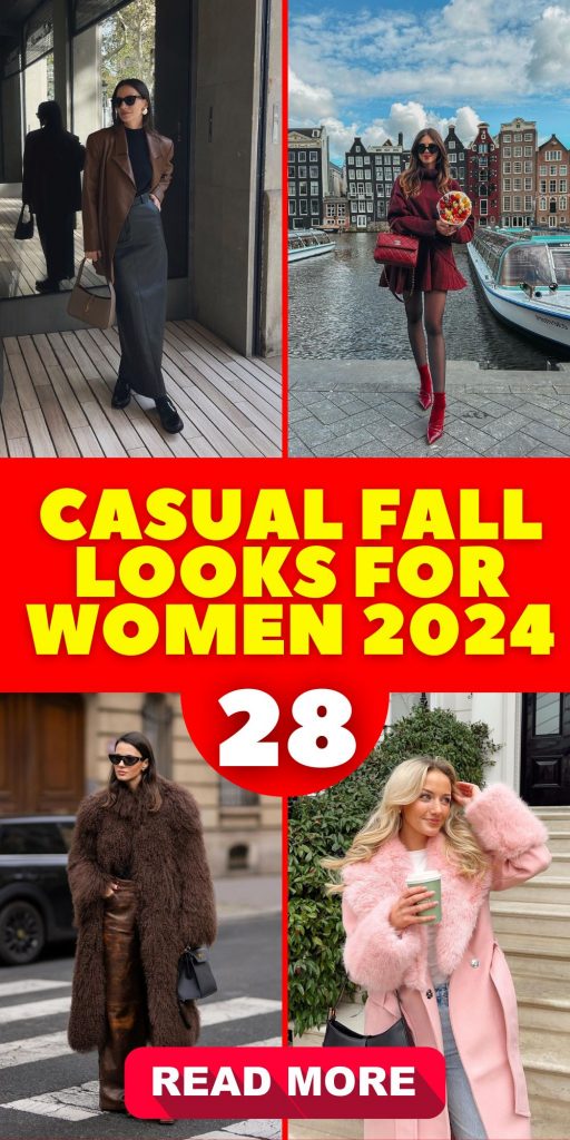 Discover Stylish Casual Fall Looks for Women in 2024: Your Ultimate Guide to Trendy Autumn Fashion 28 Ideas