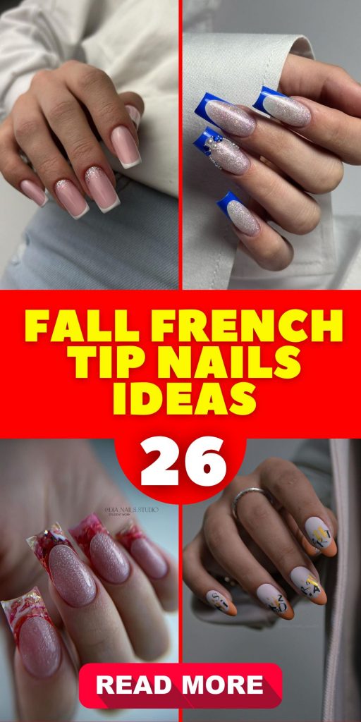Fall French Tip Nails 26 Ideas: Embrace the Season with Stylish Manicures