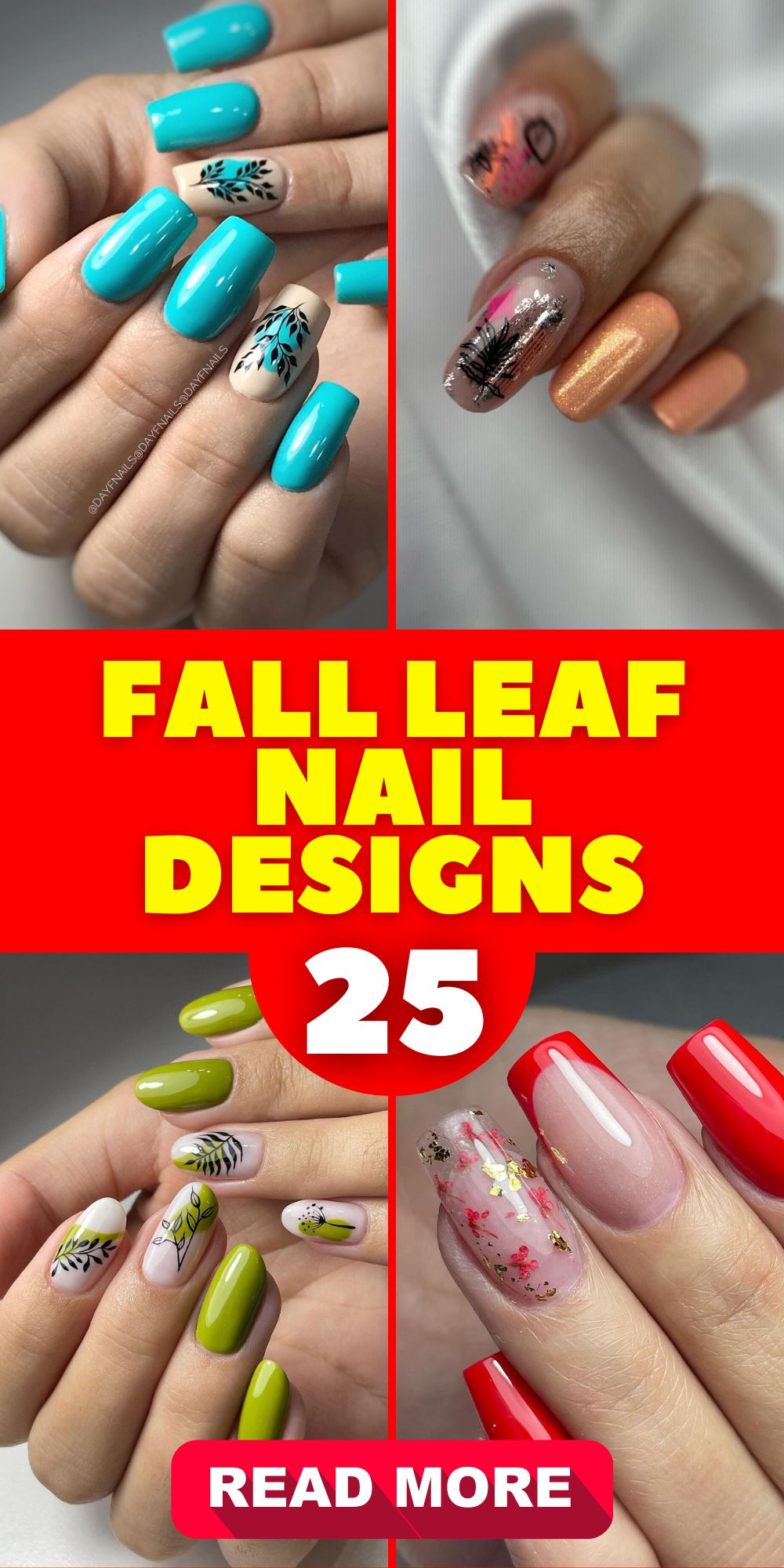 Fall Leaf Nail Designs 25 Ideas: Elevate Your Look This Autumn