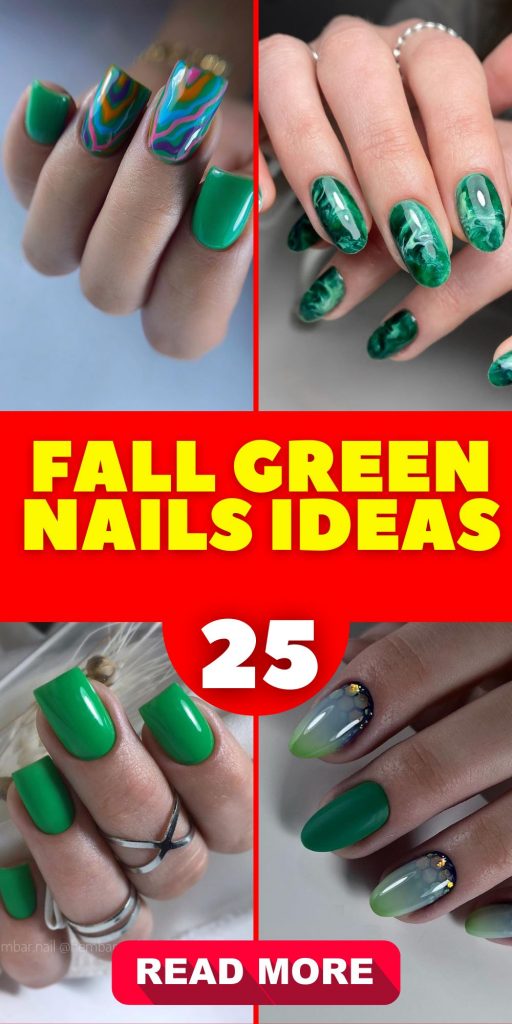 Fall Green Nails 25 Ideas: Your Ultimate Guide to Stunning Autumn Manicures