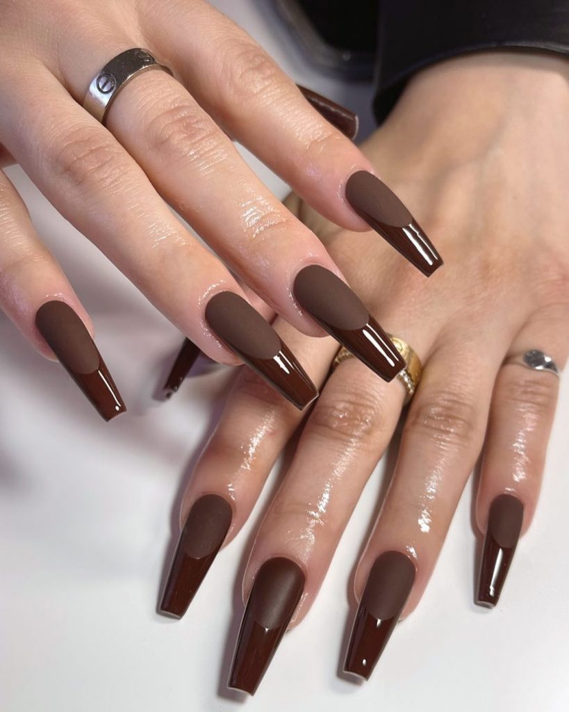 Brown Fall Nails 27 Ideas: The Ultimate Guide to Chic and Cozy Autumn Manicures