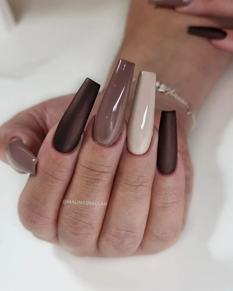 Brown Fall Nails 27 Ideas: The Ultimate Guide to Chic and Cozy Autumn Manicures