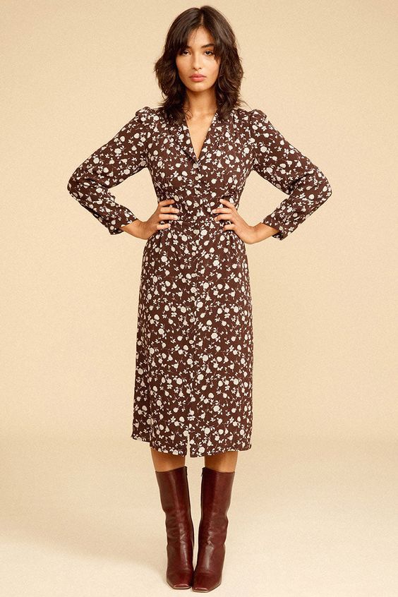 Midi Fall Dresses for Women 25 Ideas: The Perfect Seasonal Style